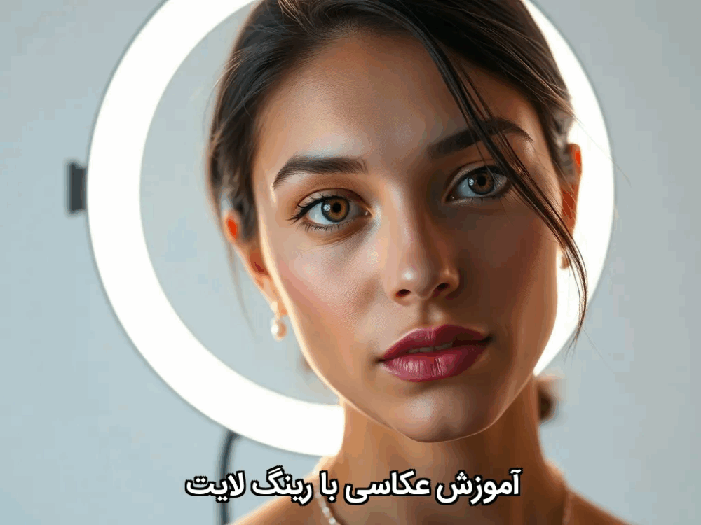 آموزش عکاسی با رینگ لایت