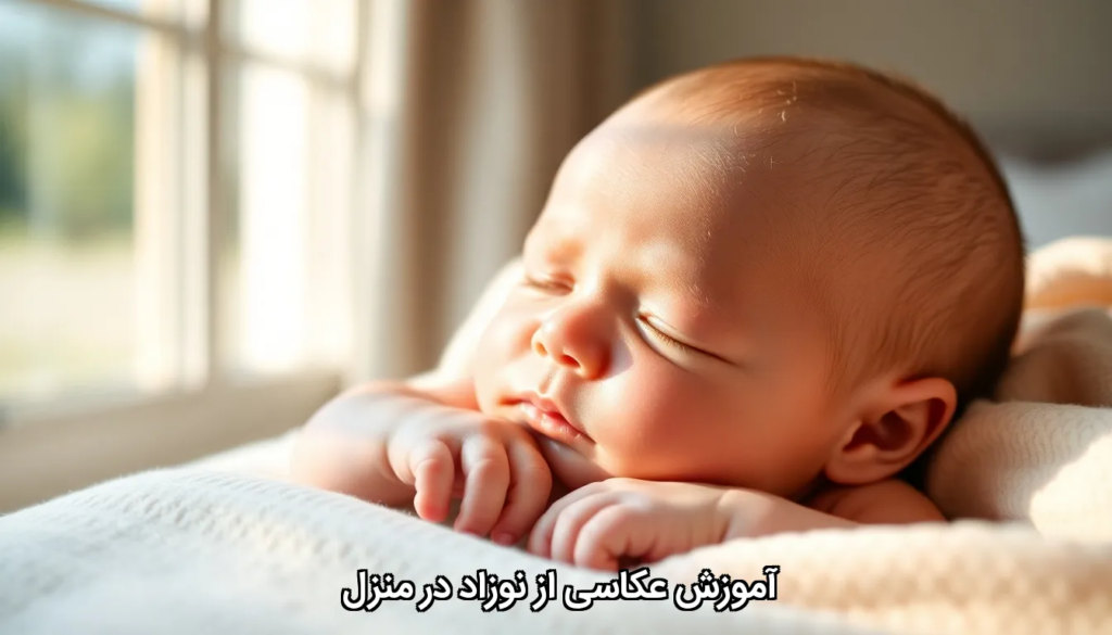 آموزش عکاسی از نوزاد در منزل